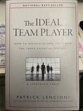 The Ideal Team Player by Patrick Lencioni - Silver Cover